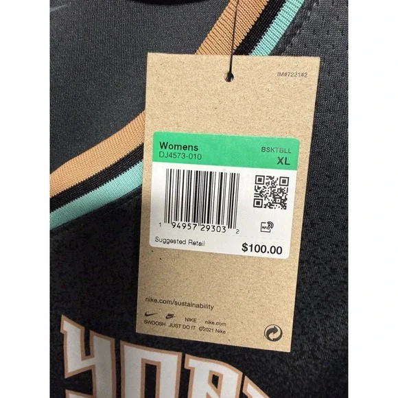 Nike New York Liberty Sabrina Ionescu 20 Explorer Edition Basketball Jersey XL - Picture 8 of 8